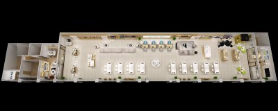 现代数码营业厅3D模型下载